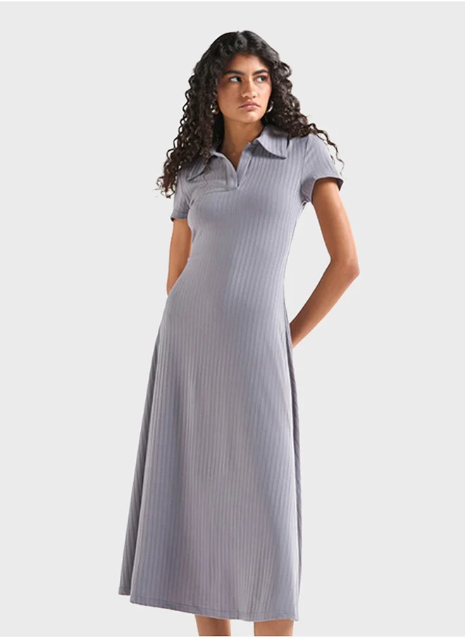 FAV Ribbed T-Shirt Dress