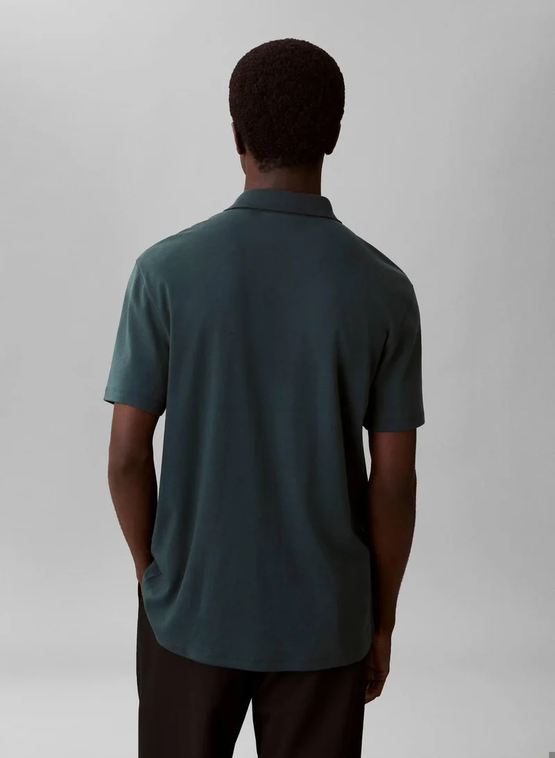 CALVIN KLEIN  Pima Cotton Polo Shirt for Men | Best Price UAE