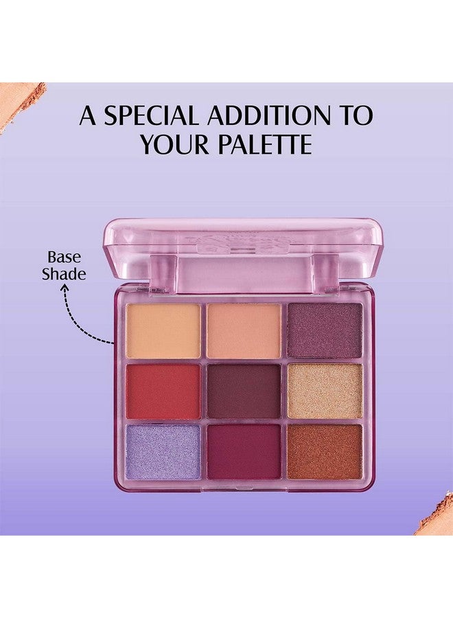 Glam 21 Glam21 Floral Hues 9 In 1 Eyeshadow Palette | Highly Pigmented | Easy To Carry | Super-Blendable | Mix Of Matte And Shimmers Smudge-Proof (7.2 Gm) | 03- Tulip - Image 2