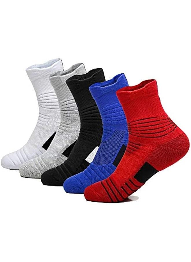 Joyelink Elite Basketball Socks Compression Cushion Thick Cycling Socks Athletic Crew Socks for Men Women Boys  - Image 1