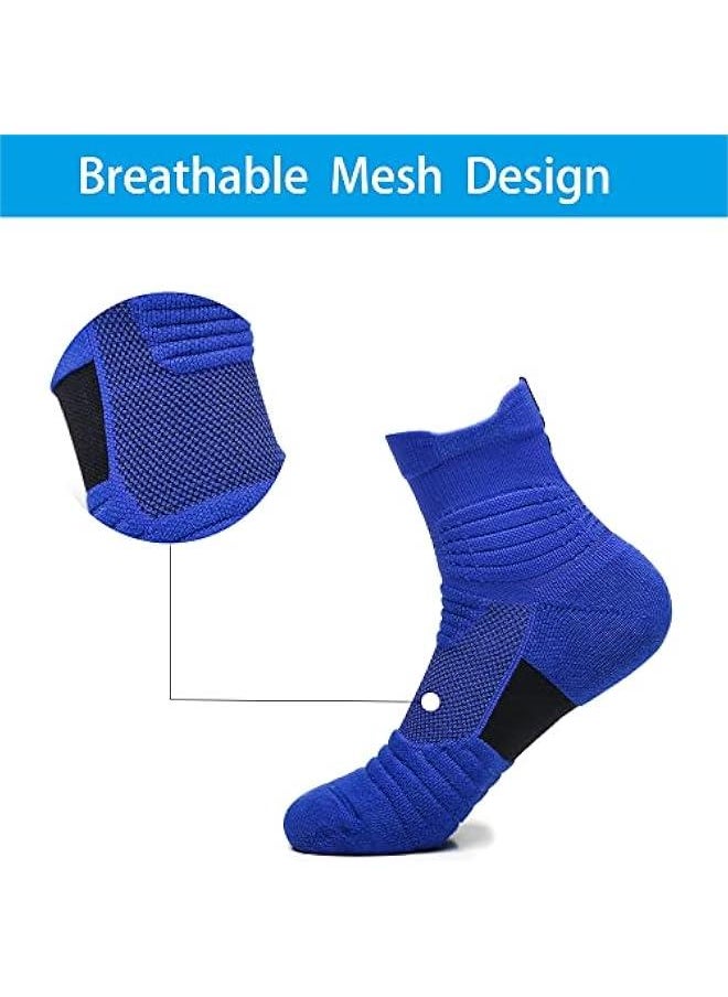 Joyelink Elite Basketball Socks Compression Cushion Thick Cycling Socks Athletic Crew Socks for Men Women Boys  - Image 3