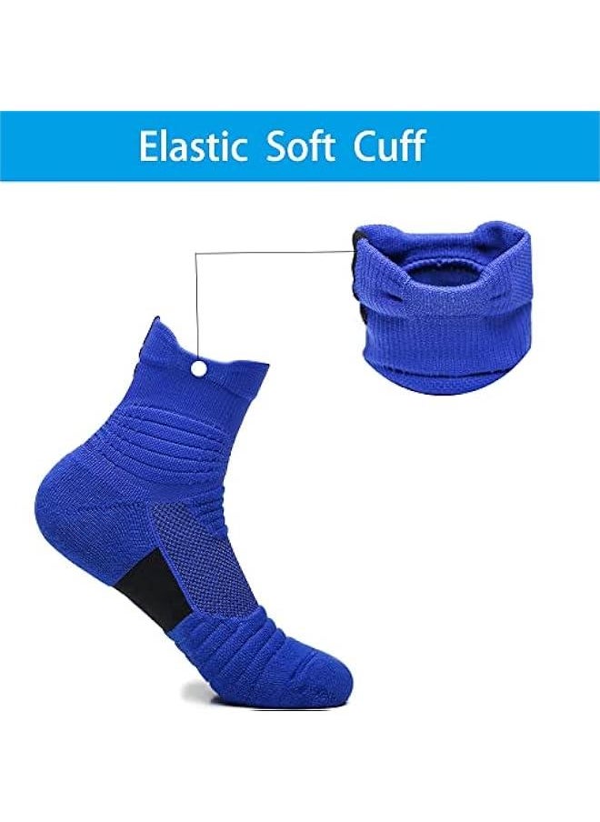 Joyelink Elite Basketball Socks Compression Cushion Thick Cycling Socks Athletic Crew Socks for Men Women Boys  - Image 5