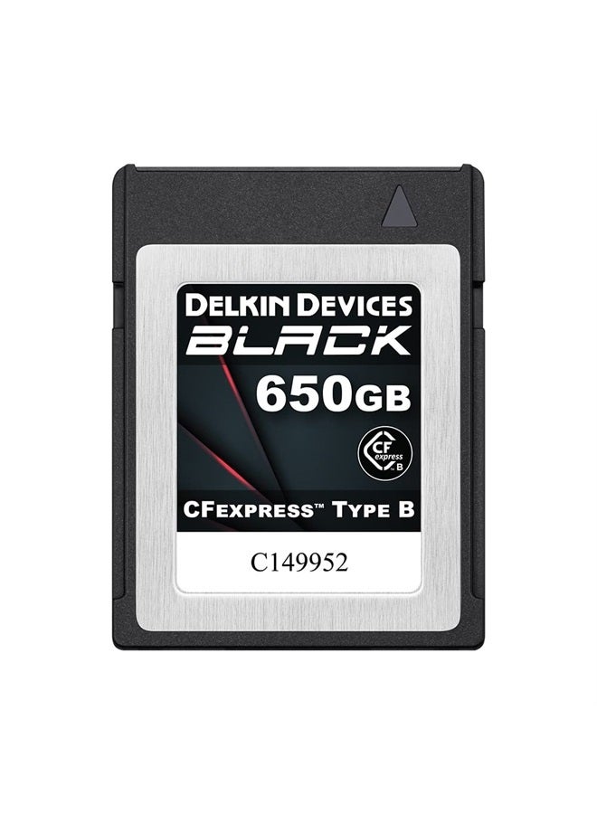 Delkin Devices 650GB BLACK CFexpress Type B Memory Card - Image 1
