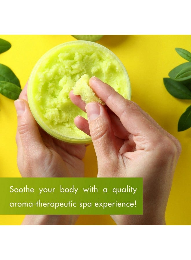 spa REDI Sugar Body Scrub Green Tea 128 Oz Exfoliating Moisturizing Hydrating And Nourishing Glow Polish Smooth And Fresh Skin Body Exfoliator - Image 4
