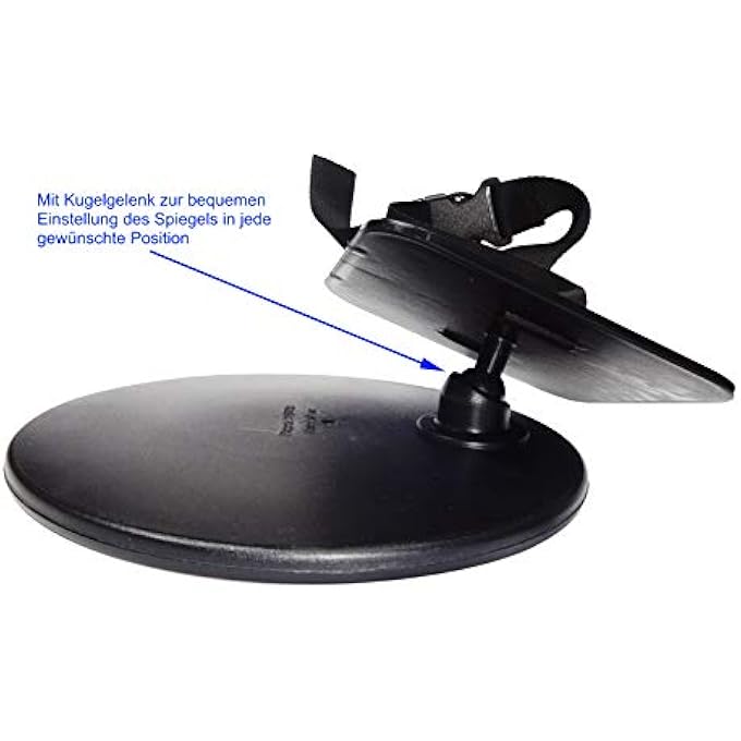 BABY MIRROR LARGE REAR SEAT MIRROR 7.5 INCH BABYVIEW SAFETY MIRROR, VEHICLES BABY SEATS AND CHILD SEATS, VERY EASY INSTALLATION FOR MORE SAFETY IN THE CAR - Image 4