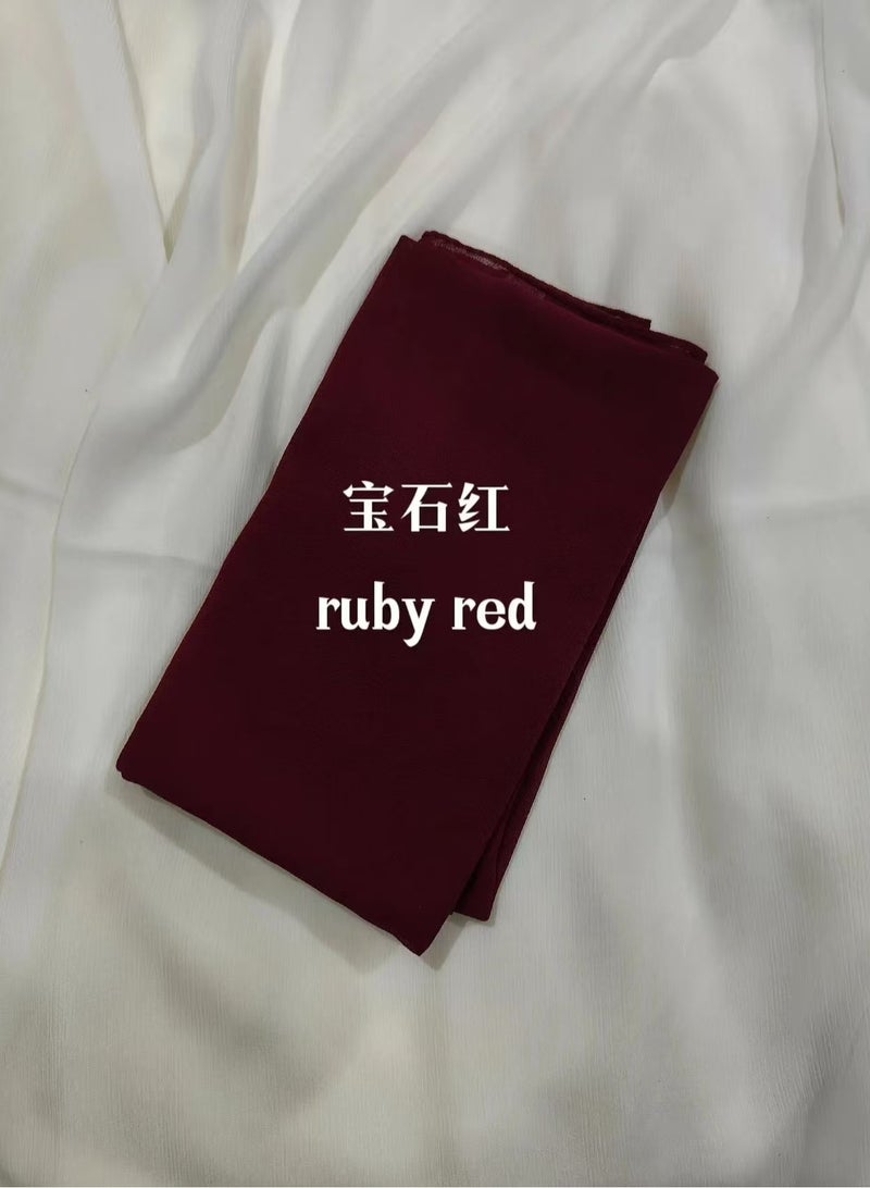 hijab/Simple prayer headscarf for women/Chiffon scarfBreathable cool scarf/