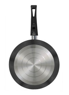SONEX Sonex Nonstick Super Frying Pan, 20 cm (Small) – Never-Stick Technology With Teflon Nonstick Coating, Hard Enamel Exterior, Cool Handle, PFOA-Free, Healthy Cooking, Perfect for Omelettes, Pancakes, Stir-Fry, and More, Grey  - Image 3