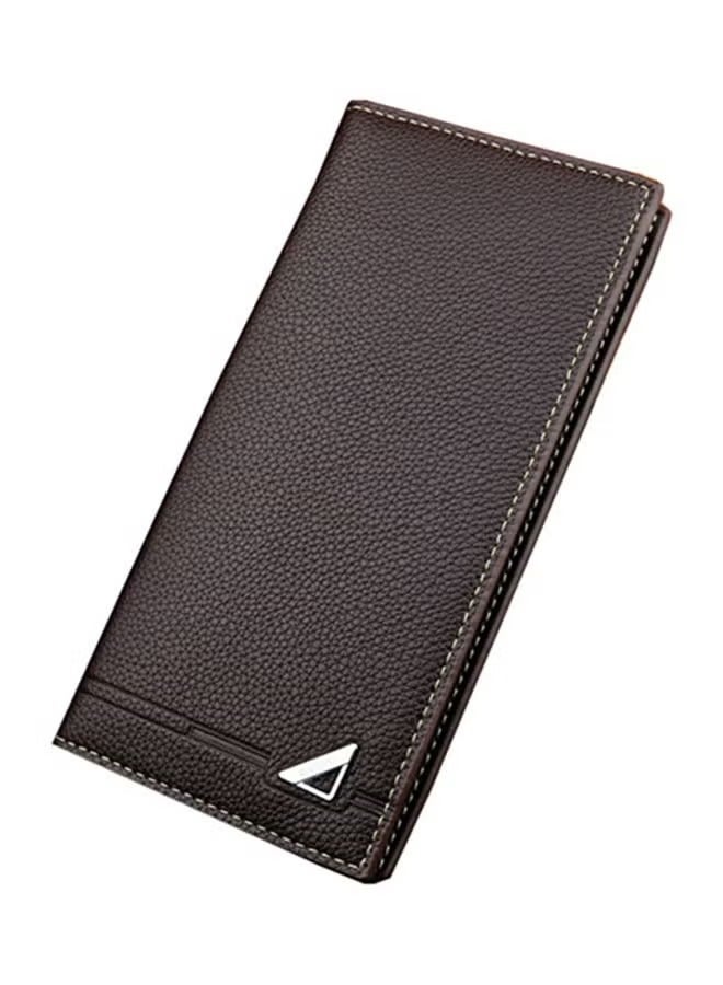 Long Designer Business Leather Wallet - Image 1