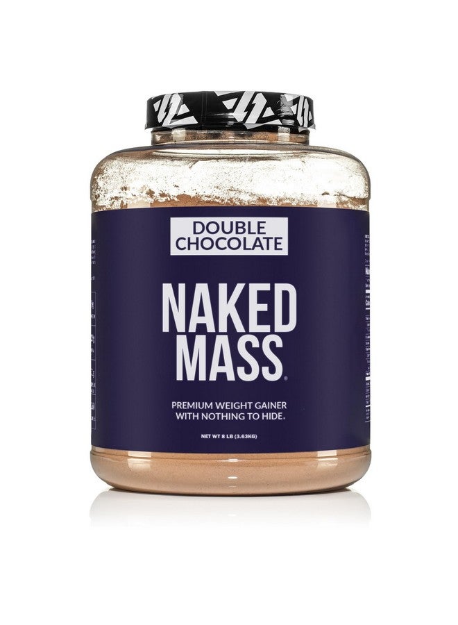 Health & Household Naked Double Chocolate Mass - 1,260 Calories, 50G Protein, Nothing Artificial. All Natural Weight Gainer Protein Powder - 8Lb Bulk, Gmo Free, Gluten Free & Soy Free  - Image 1