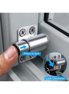 Sliding Window Door Push Lock with 2 Keys for Child Safety Protection Anti Theft Patio Stopper Security Lock (1 Pack) Silver - pzsku/Z2711E433716A3355B411Z/45/_/1720983563/ce725f8d-9e86-4111-a862-611f4fae4389