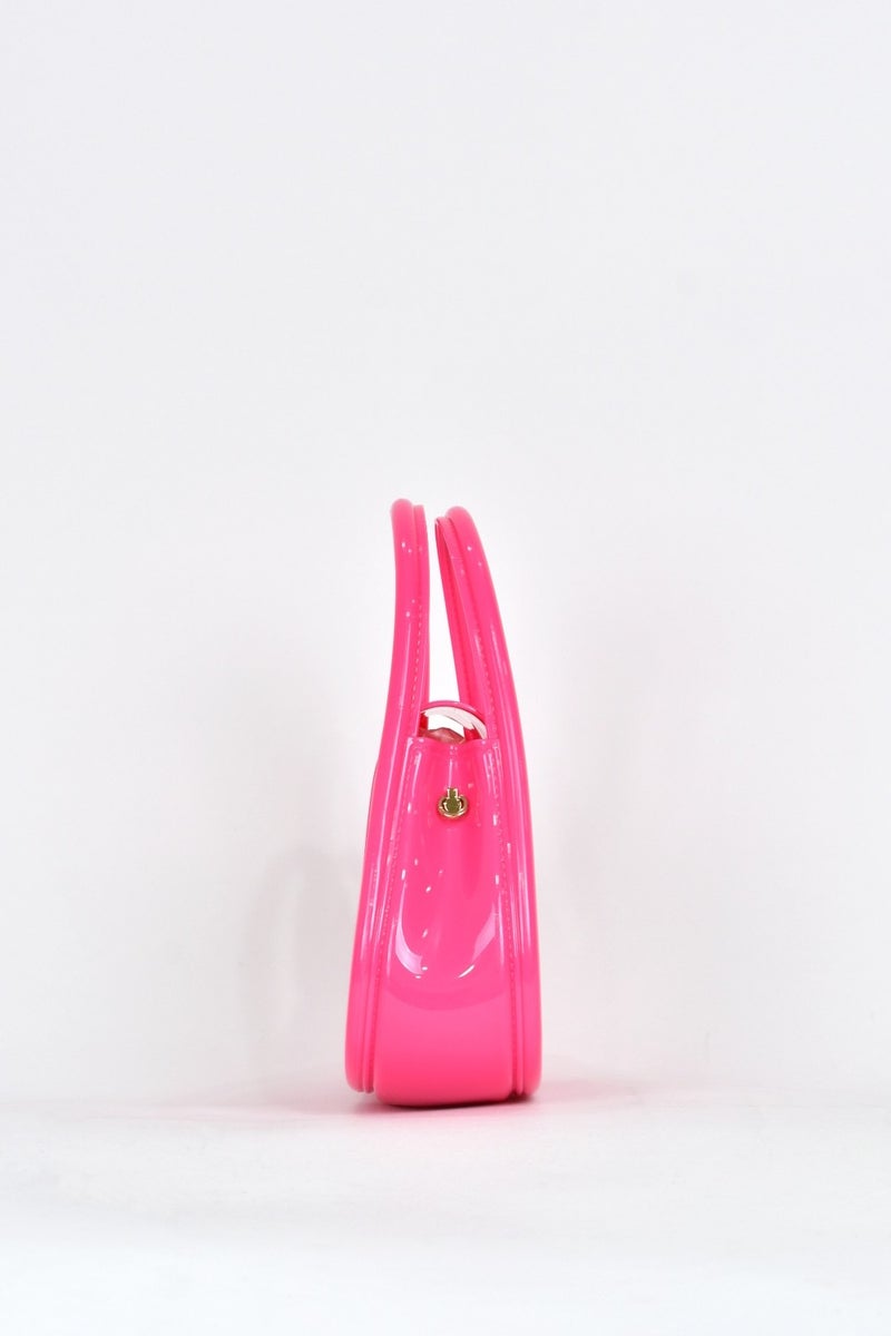 Elatae Women's Shoulder Strap Silicone Crossbody Bag Pink 26660  - Image 5