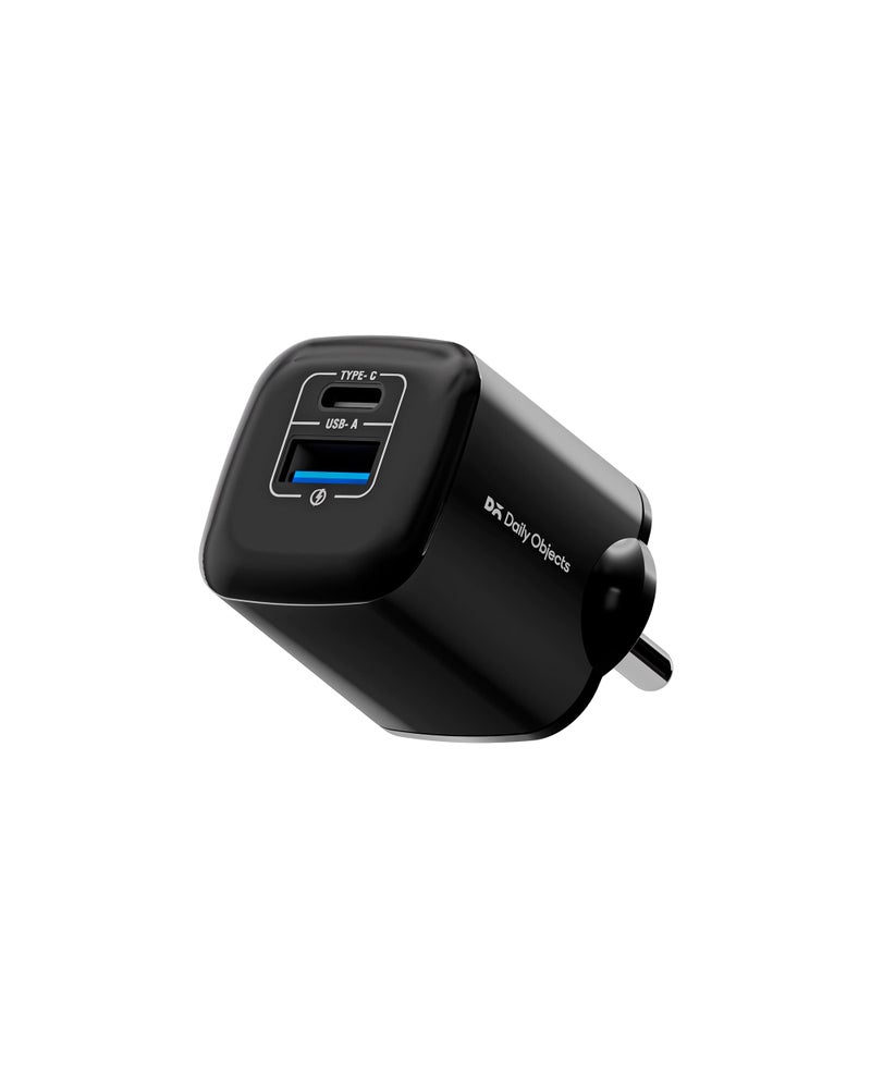 DailyObjects Combo Blue POP Pack - 45 Watt with (45 Watt GaN charger + Type C to C Fast Charging 100W Kevlar cable|Compatible with Iphone, Samsung, One plus, Ipad, Macbook|1.5 Mtr|Durable|480 MBPS - Image 1