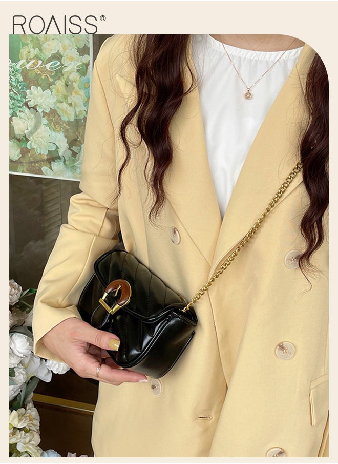 Women Shoulder Handbags Black Crossbody Purse PU Leather Crossbody Bags for Women Quilted Crossbody Bag Women Leather Chain Shoulder Mini Bags - pzsku/Z2711F9E114B687704BEBZ/45/_/1729310008/35a23966-1fd5-426a-8629-6a7c41b115b6