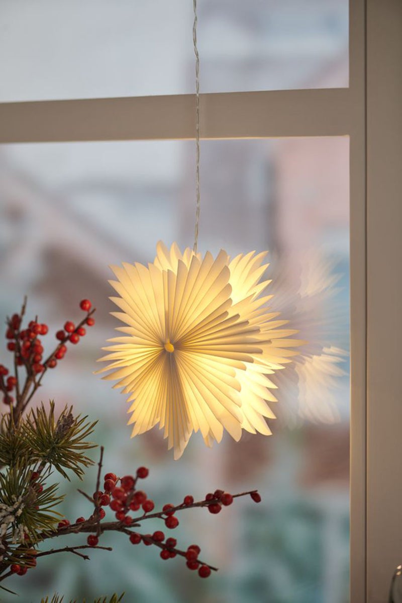 Tchibo نجمة ورقية LED، خضراء - Image 3