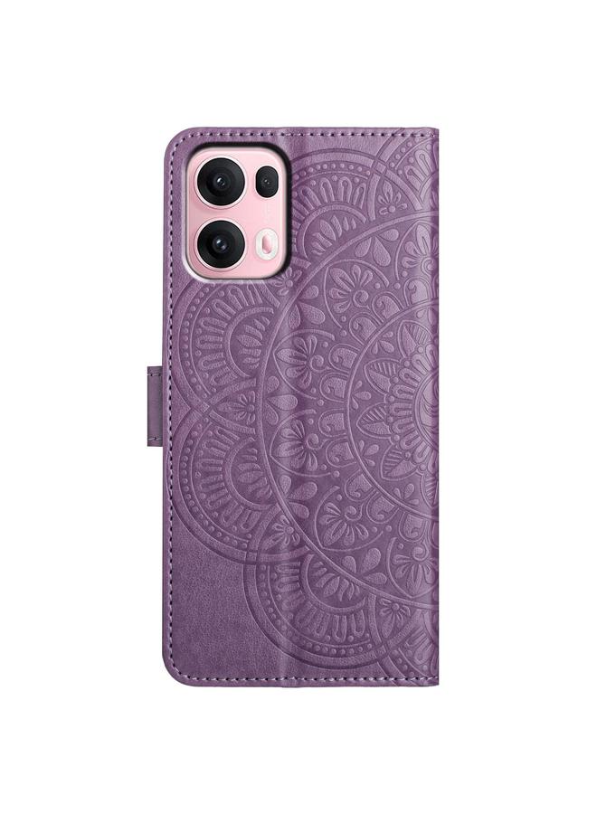 S-TOP Case For OPPO Reno13 Pro Global Flower Embossed Leather Phone Case - Image 4