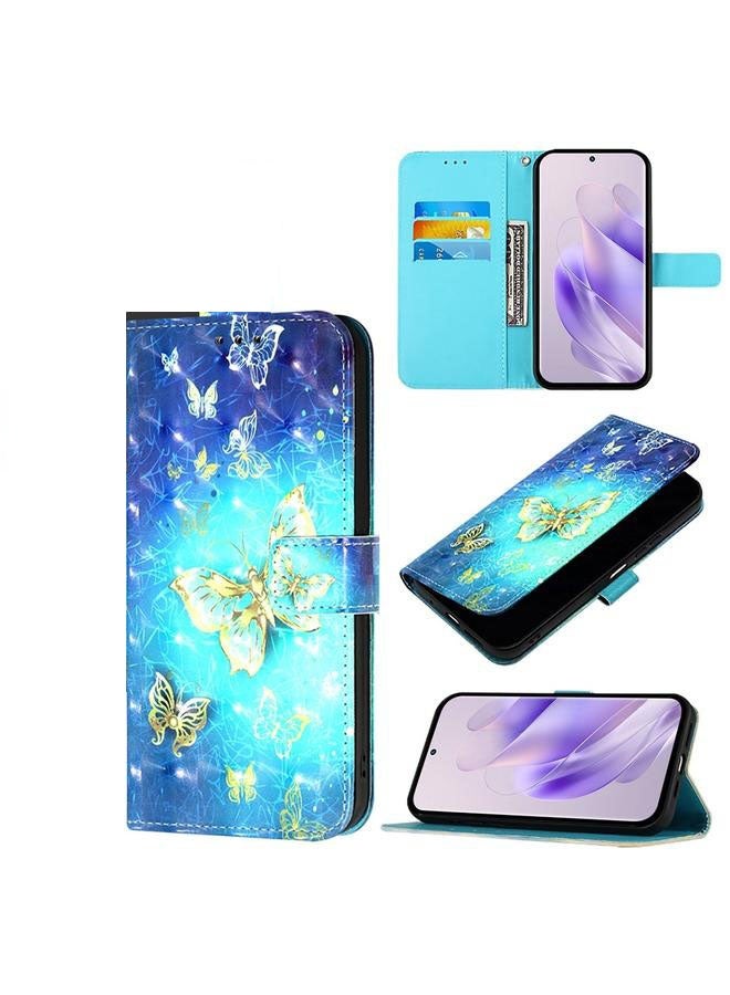 إيروريكس جراب لهاتف Infinix Hot 40 / Hot 40 Pro، جراب جلدي أفقي قابل للطي برسومات ثلاثية الأبعاد - Image 1