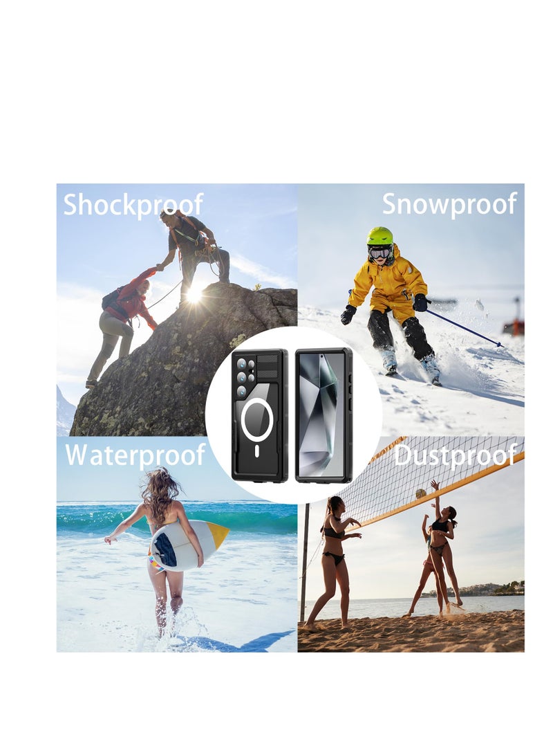 SYOSI for Samsung Galaxy S24 Ultra Case, IP68 Waterproof Shockproof Dust-Proof Phone Case, with Built in Screen Protector 6.8 inch - Image 5