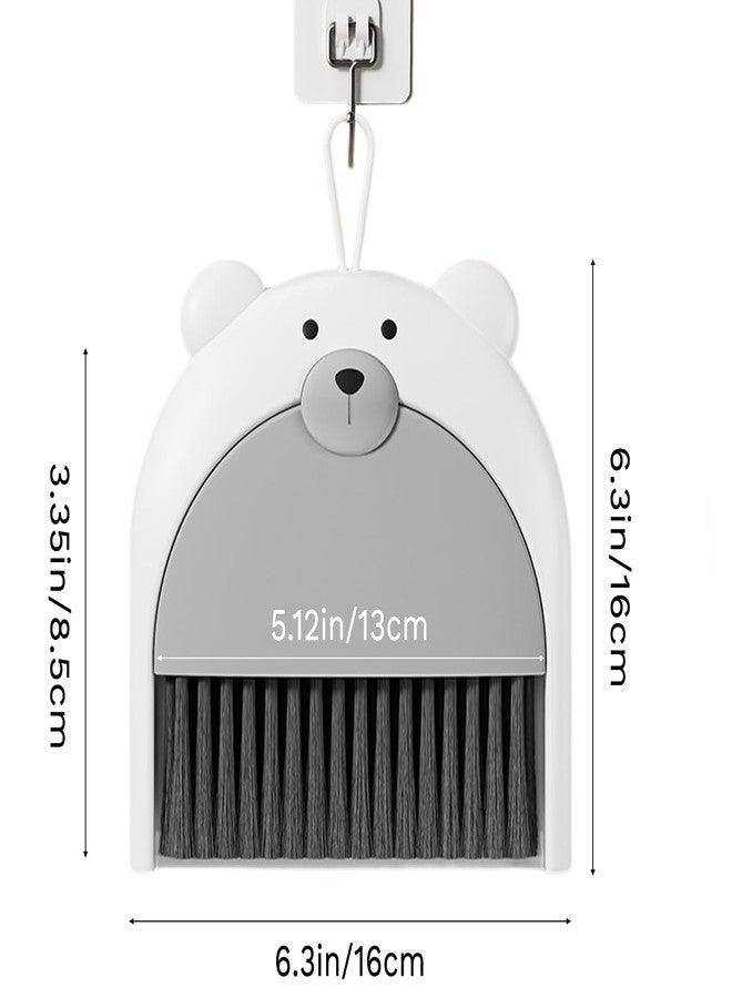 Dancepanda Broom with Dustpan Combo Set,Broom and Dustpan Set,Dust Pan and Brush Set with Small Hand(Grey) - Image 2
