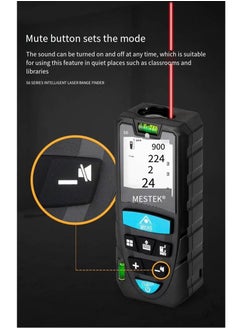 MESTEK Portable Handheld Digital Laser Rangefinder Black  - Image 3