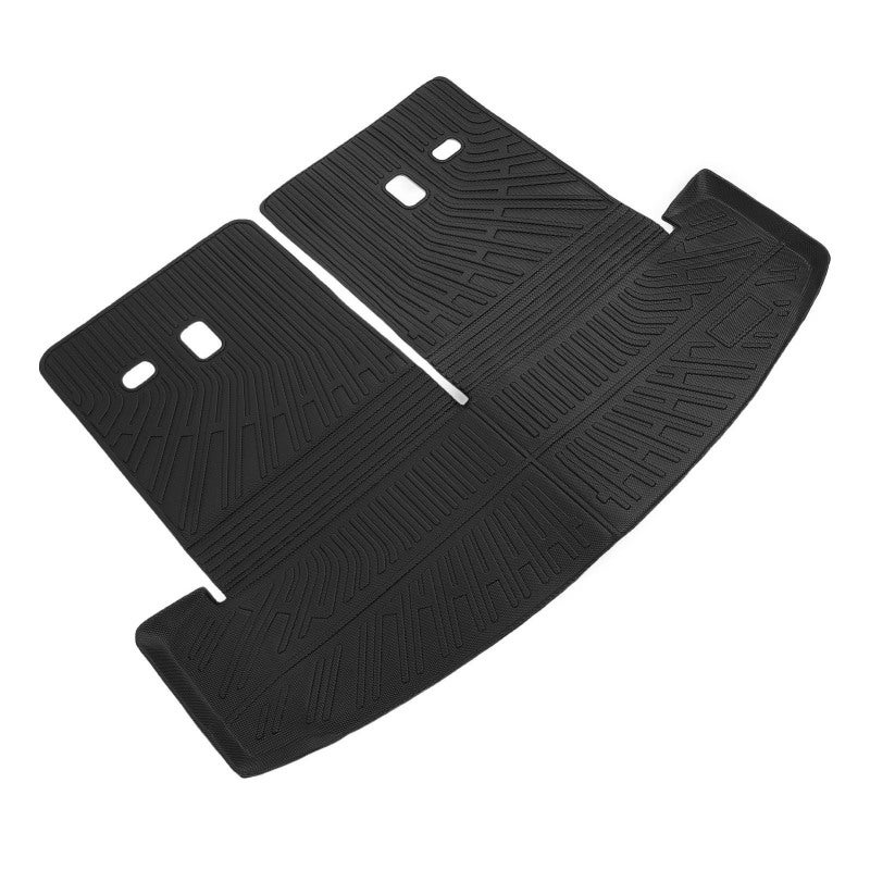 SUV Cargo Liner: 3D Precision Fit TPE Mat - All Weather Protection Back Seat Cover for Santa Fe 2024-2025, Anti Slip Trunk Mat for Vehicle Interior - Image 3