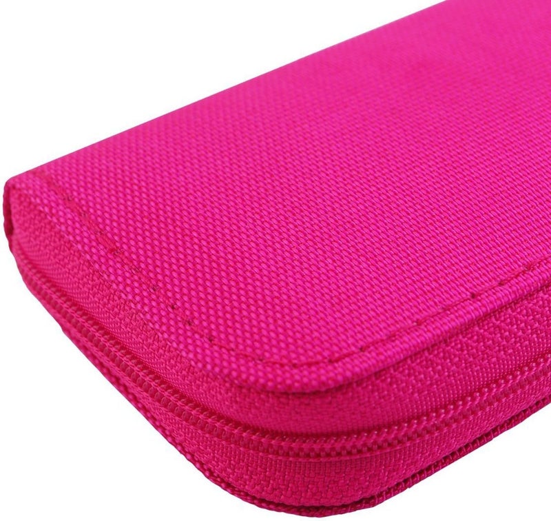 JCSMARTEC Memory Card Case - Mixtecc Carrying Case Suitable for Micro SD, Mini SD and 4X CF, Card Holder Bag Wallet for Media Storage Organization (Pink) - Image 5