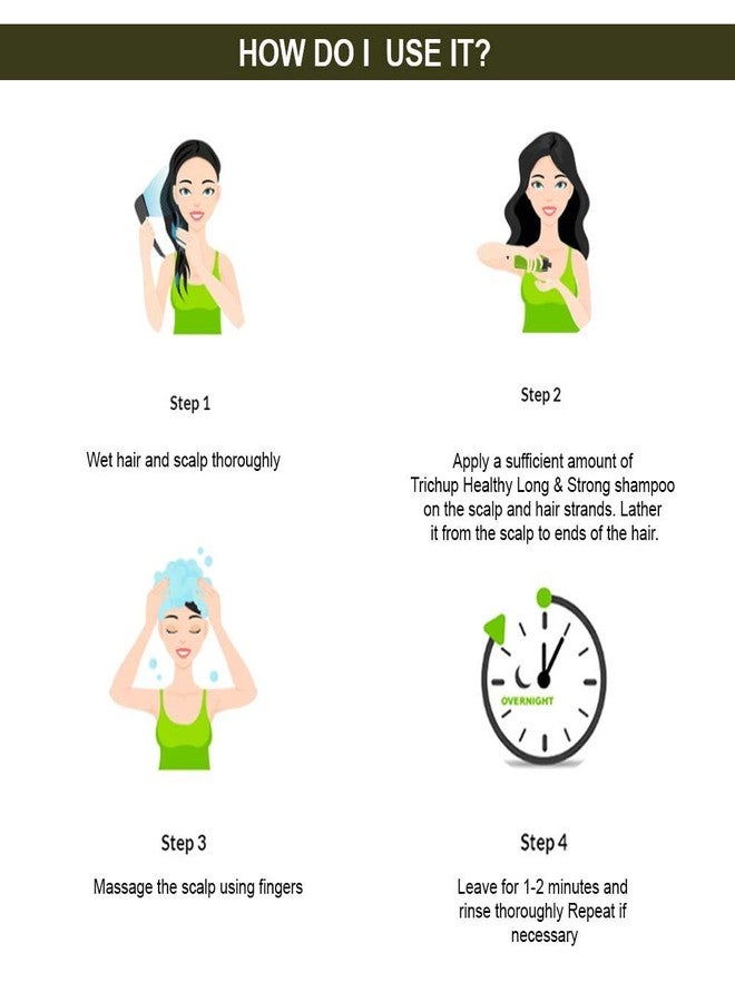 TRICHUP Pack of 2 - Trichup Herbal Shampoo - Healthy, Long & Strong - 100ml - Image 5