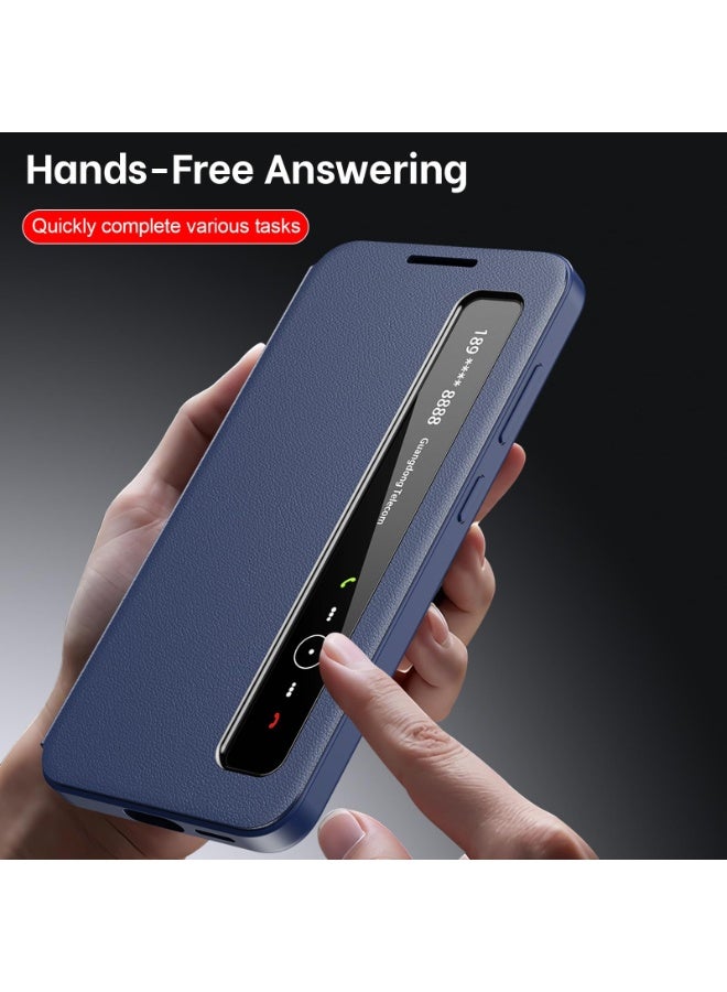 Smart View Touch Control Clear View Case for Samsung Galaxy S25 Ultra 5G - Image 4