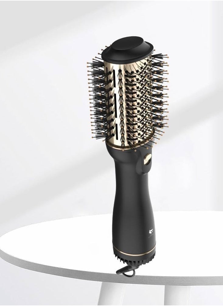 ماركة غير محددة - فرشاة شعر استشوار دوارة 1200 مصففة الشعر من هوم جولد HG-1914، اسود، 1200.0 واط - Image 1