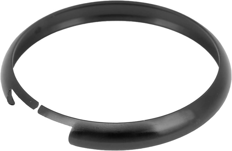 HEEPDD Aluminum Alloy Remote Key Fob Ring Trim Replacement, Replacement, Lightweight Durable Bezel for MINI R55 R56 R57 R58 R59 R60 Key Fob Aluminum Alloy Remote Ring Trim Nan (Black) - Image 1