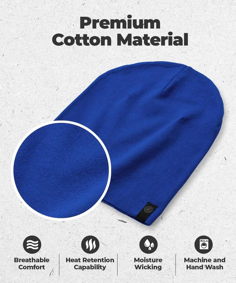 Revony Warm Slouchy Beanie Hat - Deliciously Soft Daily Beanie in Fine Knit - Image 2
