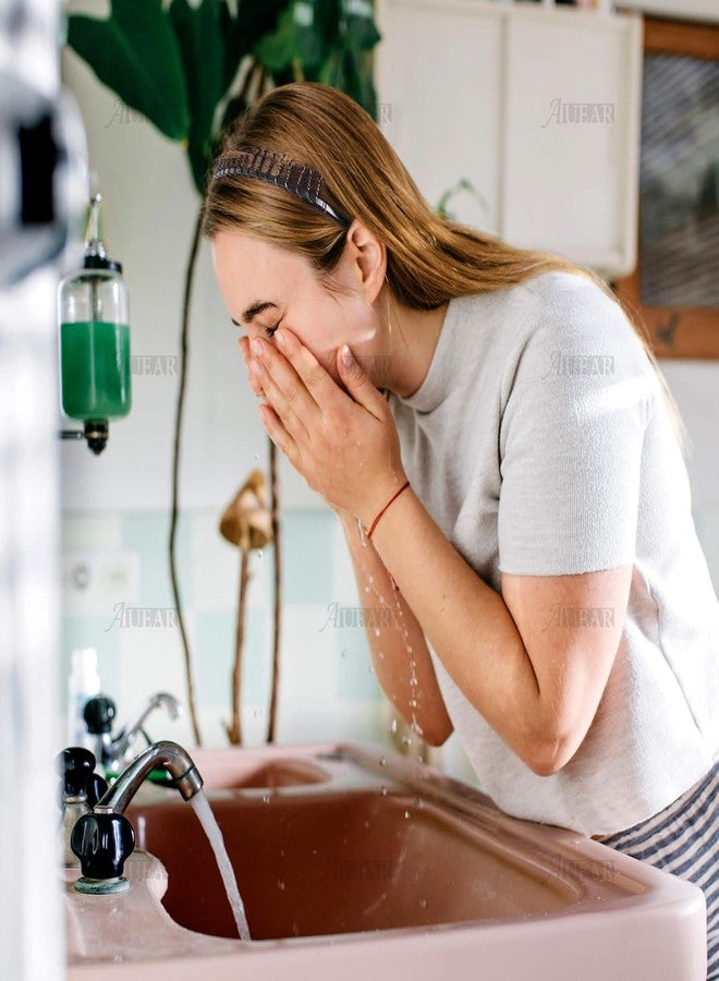 AUEAR, 8 Pack Unisex Black Metal Teeth Comb Wavy Hair Band to Hold Short Long Hoop Hairband Headband Accessories - Image 4