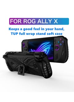 آسوس روج ally x وحدة تحكم لعبة تبو مجموعة لينة ، مع حامل ( أسود )