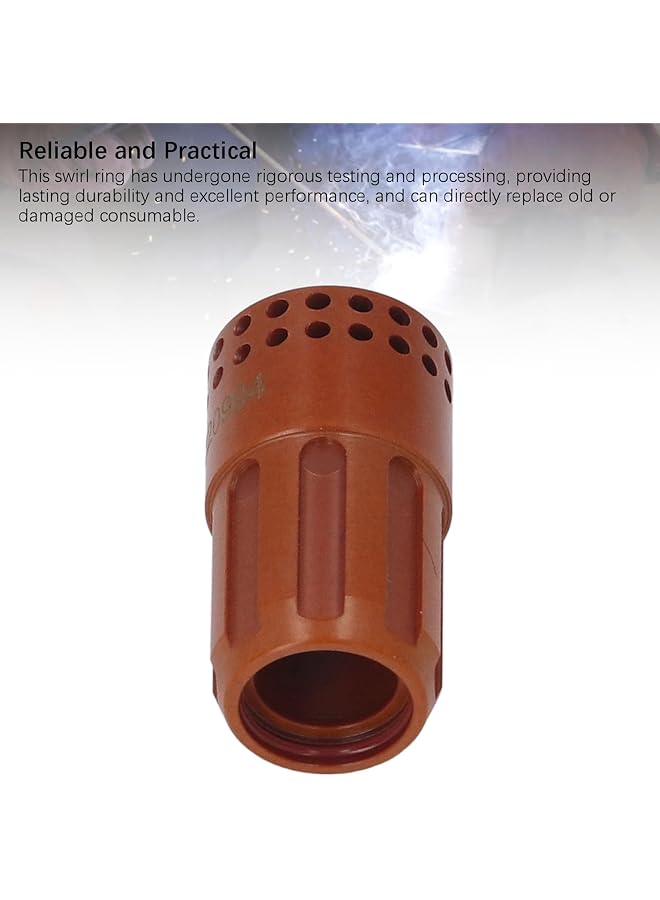 erorex Cutting Torch Swirl Ring Abs Cutter Swirl Ring Replacement Swirl Ring For Pmx 105 Cutting Torch Consumable Applied For Arc Concentration Control And Cutting Angle Increase - Image 4