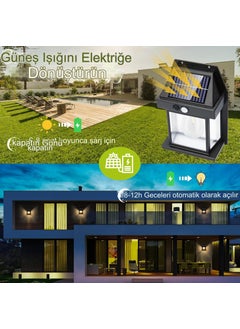 Qasul Motion Sensor Smart Solar Garden Light Automatic LED Outdoor Smart Lighting  - Image 3
