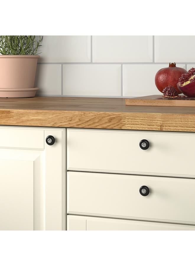 Zaboon Knob, Black/Chrome-Plated, 23 Mm - Image 2