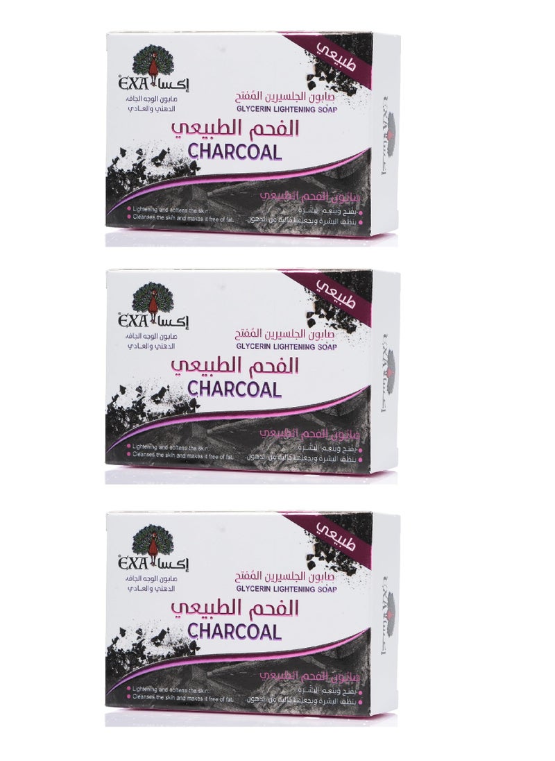 3 Pieces of Glycerin Lightening Soap  Natural Charcoal 3*100g - pzsku/Z27129AEFDB71DEA601B7Z/45/_/1739969344/c613ee23-ff88-4402-810c-b1597ff9bcc0