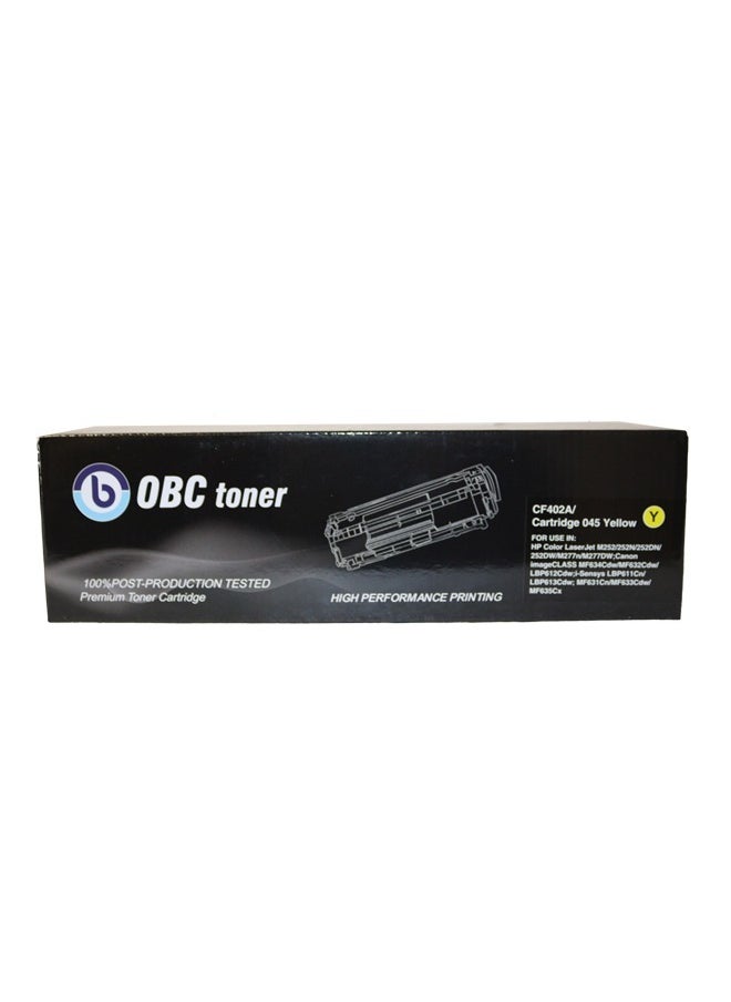 OBC The HP 201A Yellow Compatible OBC Toner Cartridge delivers professional, high-quality printing with a print yield of up to 1,400 pages. Ideal for offices requiring accurate, color printing.  - Image 4