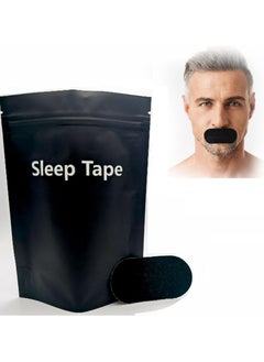 CMGTYYD 100 Pcs Sleep Strips,Mouth Tape for Sleeping Specially Designed for Lip Contact, Cotton Sleep Strips，Anti Snoring Mouth Tape for Snoring Relief and Sleeping Quality Improvement(Black)