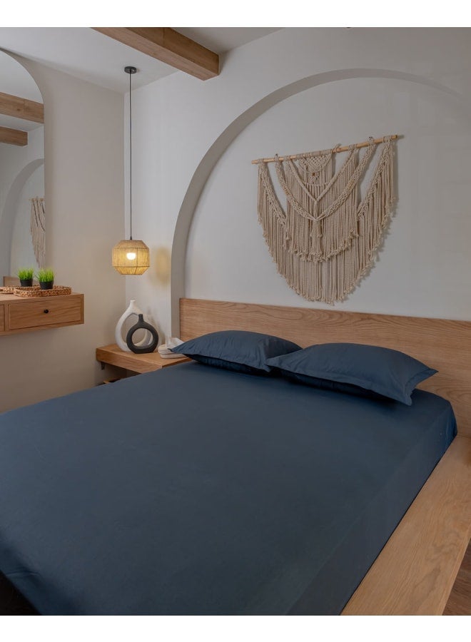 ب كومفورت  طقم ملاية أستك قطن بترولي - Image 1