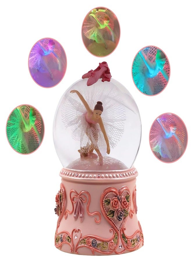 Singeek Musical Ballerina Snow Globes Lighted Snow Globe, Swan Lake Music Box Ballet Recital Gifts for Girls, Daughter, Granddaughter - Image 3