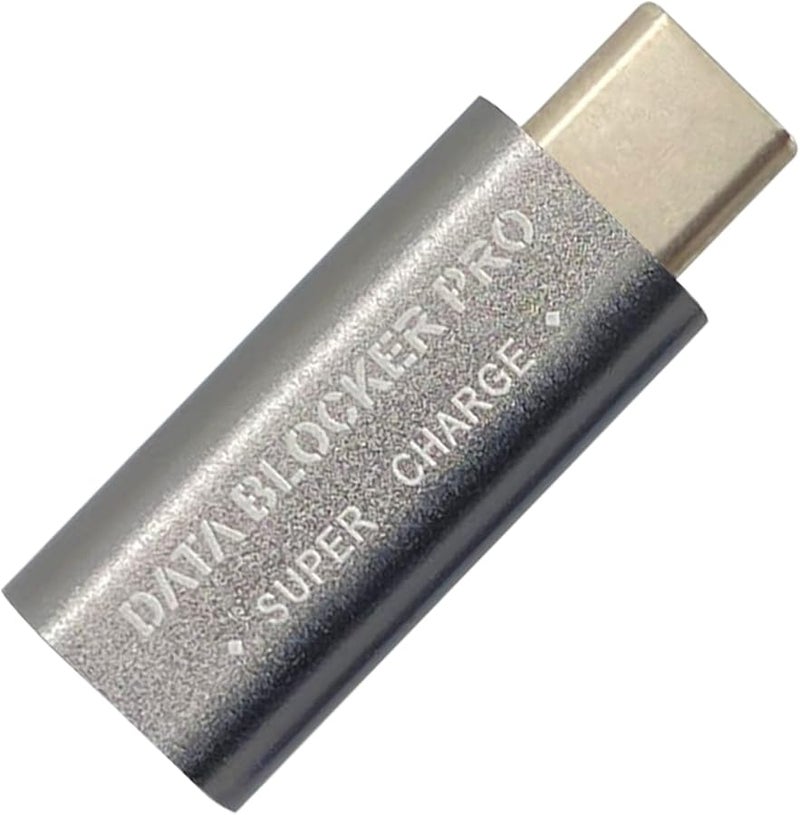 محول أمن USB رمادي مانع منفذ حماية البيانات درع مضاد للقرصنة للكمبيوتر المحمول الهاتف الذكي الجهاز اللوحي - Image 2