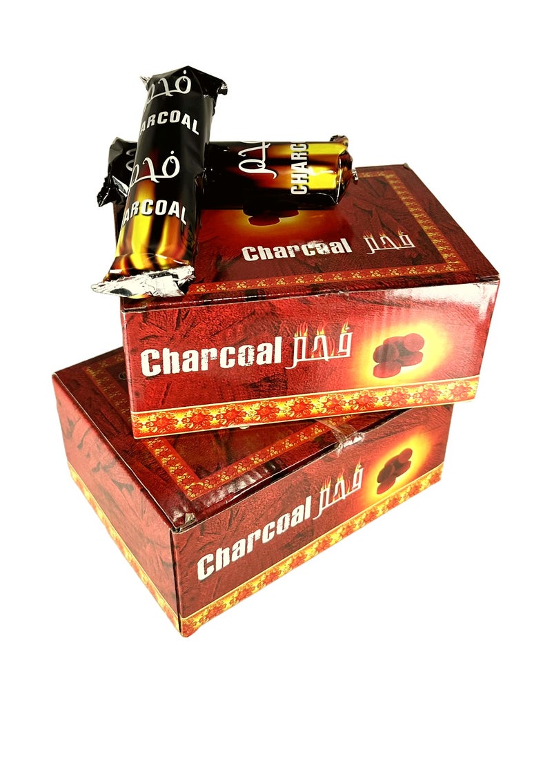 Generic - 100 Piece Charcoal Bakhoor Coal Pack of 2 Black - Image 1