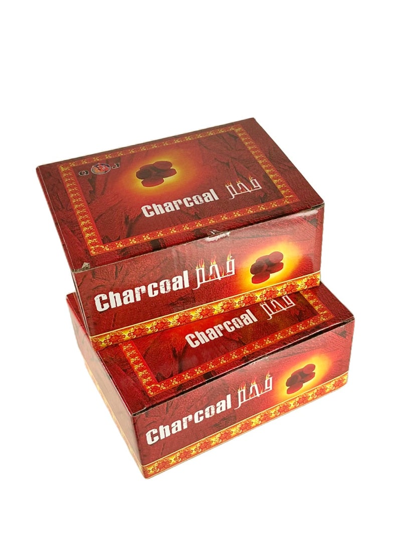Generic - 100 Piece Charcoal Bakhoor Coal Pack of 2 Black - Image 1