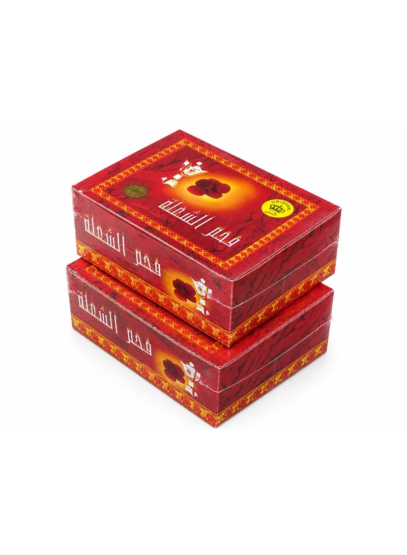 100 Piece Charcoal Bakhoor Coal Pack of 2 Black - Image 1