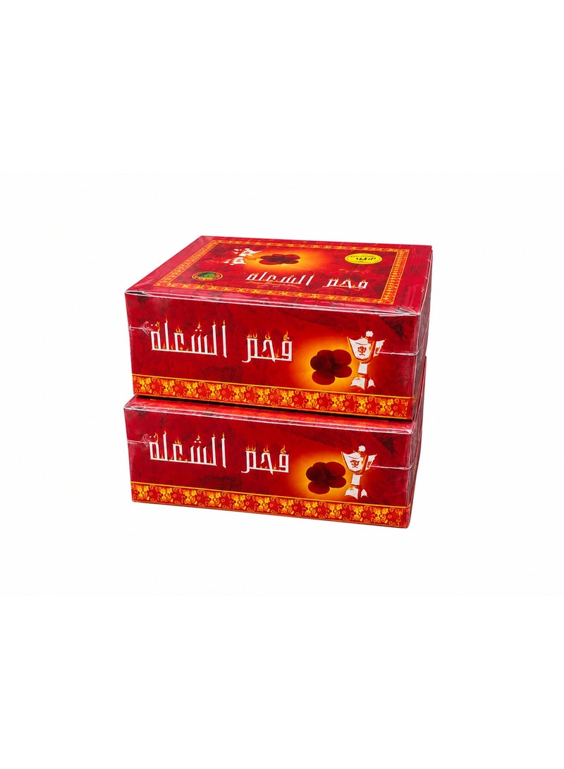 100 Piece Charcoal Bakhoor Coal Pack of 2 Black - Image 2