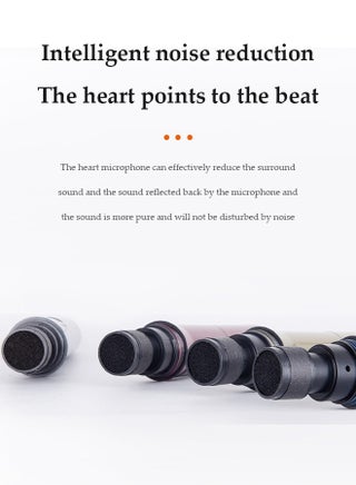 Wireless Microphone,Universal Handheld Karaoke Mic Speaker,Over 90 DB Outdoor Indoor Cordless Microphone with mini Receiver for Singing, Karaoke, Speech, Wedding, Churc - view 5