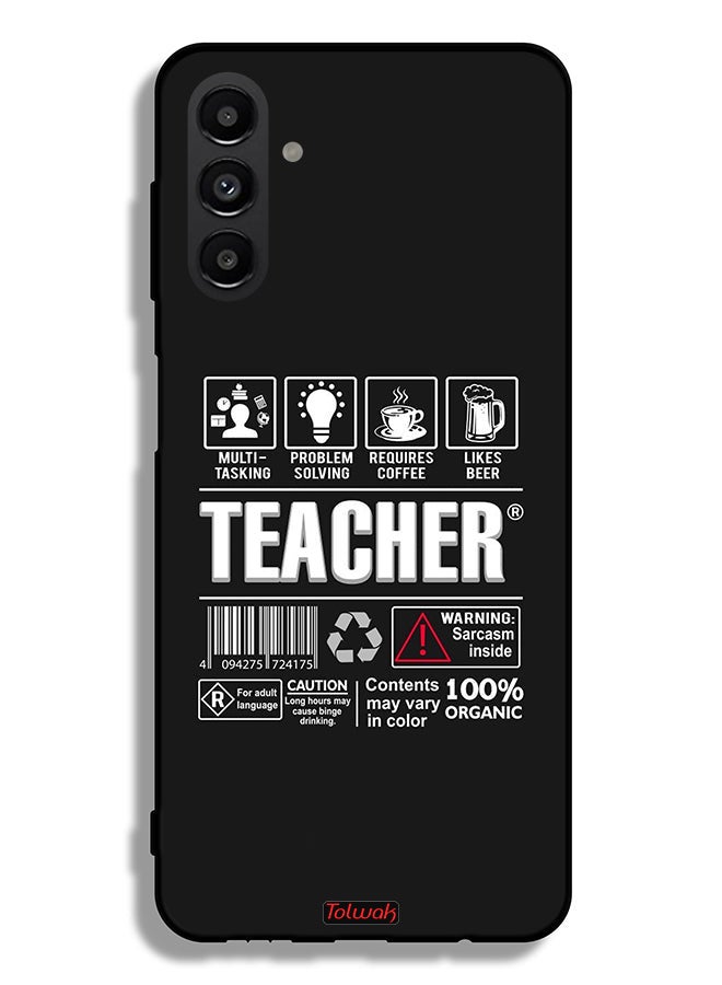 Tolwak Samsung Galaxy A13 5G Protective Case Cover Teacher Sticker - Image 1