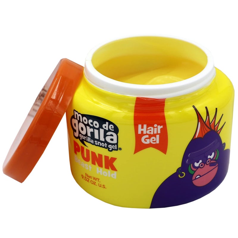 Moco de Gorila Punk, Hair Styling Gel, Gives your Hairstyle a Long-Lasting Effect, Reactivate with Water, High Fixation, 3-Pack of 9.52 Oz Each, 3 Jars - Image 2
