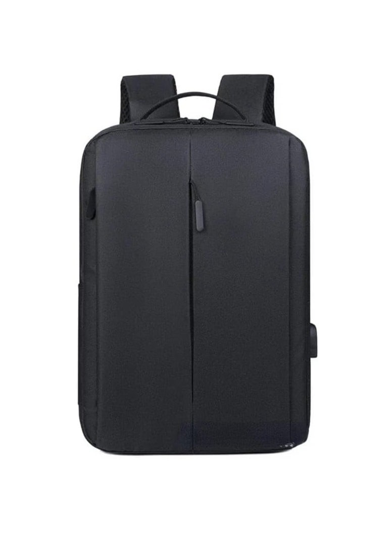 Unisex Backpack: New, easy-to-use computer backpack for travel and work, with ideal capacity for picnics, hiking, and school. BLACK.