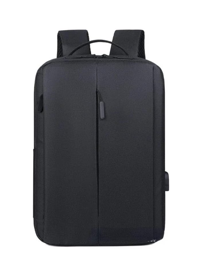 Unisex Backpack: New, easy-to-use computer backpack for travel and work, with ideal capacity for picnics, hiking, and school. BLACK.